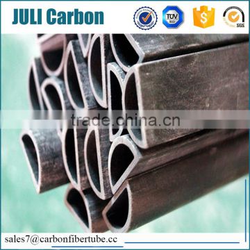 Juli professional supplier custom D shape carbon fiber tube