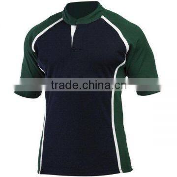 Top grade antique dry fit men's custom rugby jersey