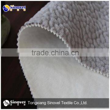 100% polyester velour mattress fabric upholster fabric