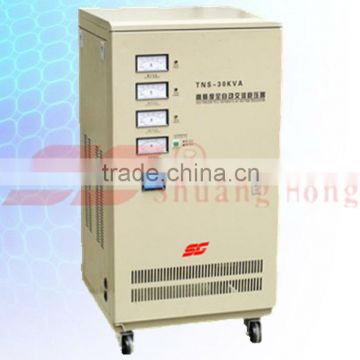 1.5KVA100KVA input 280V-430V output 380V TNS(Three)Automatic Voltage AC Stabilizer ac automatic three phase voltage stabilizer
