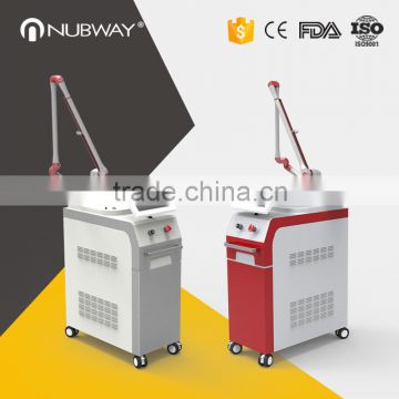 Freckles Removal NUBWAY Q Switch Nd Yag Telangiectasis Treatment Laser 1064/532nm Tattoo Removal Laser Machine For Sale