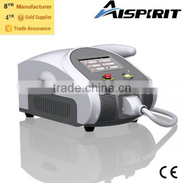 China beauty supply hot sale machine/ 1064/532nm Q Switched Nd:YAG Laser Tattoo Removal Machine with factory price