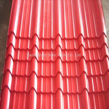 Cheap Price SGCC Zinc Corrugated Galvanized Waved Steel Roofing Sheet