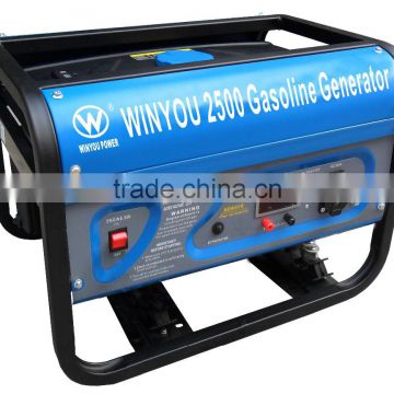 Single phase 2kw gasoline generator WY2500