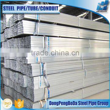 50*50*1.0 GI rectangular steel tubing GI rectangular hollow section