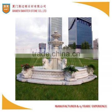 Park stone carving water fountain for outdoor