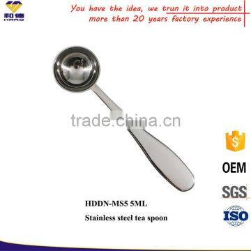 Food grade stainless steel 5ml tea spoon