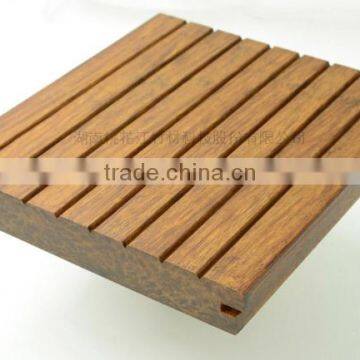 high hardness symmetrical profile hot processing outdoor bamboo decking