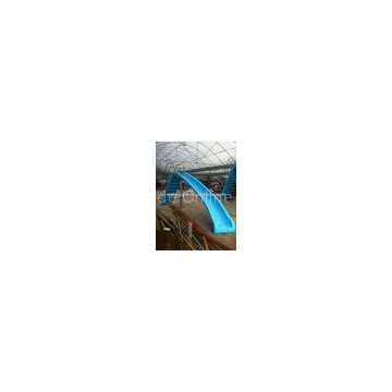 Mini Blue Fiberglass Water Slides Swimming Pools For Water Park Entertainment