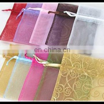 2015 best selling custom china organza bags organza flowers bag