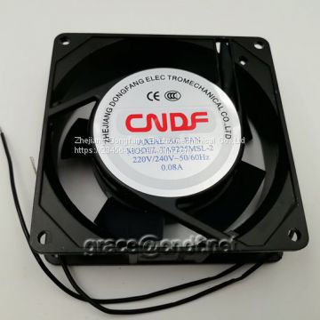 CNDF industrial ventilation exhaust fans 92x92x25mm ac cooling fan TA9225HSL-2  220/240VAC