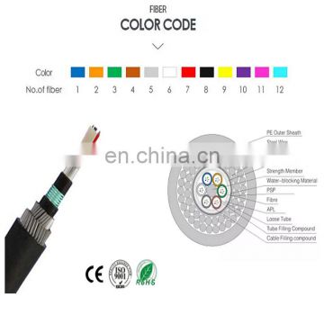 Factory Outlet Price 2-144 Core GYTA53+333 Double Steel Wire Armoured Submarine Fiber Optic Cable 1KM Price