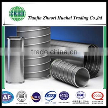 Stainless steel filter wedge screen tube