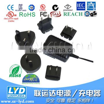 Switching Power Adapter 12V 0.5A, OEM&ODM with CE FCC ROHS KC CB