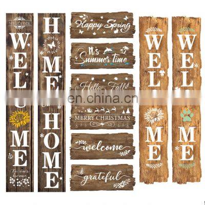 wholesale welcome door sign letter interchangeable letters