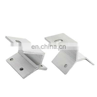 Solar Aluminum Alloy Photovoltaic Mounting Accessories Metal Standing Seam Roof Clamps