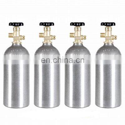 5lbs/3.34L mini CO2 aluminum cylinder CO2 gas cylinder with CGA320 Valve