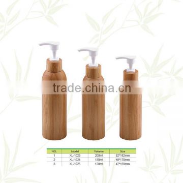 Multifunctional 150ml bamboo lotion bottle with low price