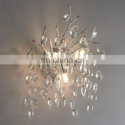 Modern Glass Led Wall Lamp Home Hotel Indoor Decoration Aluminium Wall Mounted Light