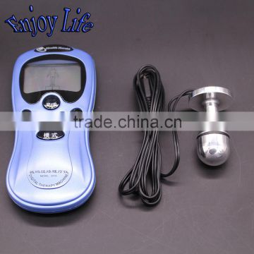 ES0047 electro shock metal anal plug, 60mm*25mm aluminium Electrotherapy butt sex toys, male prostate massager