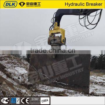 Hydraulic vibratory hammer for large piling projects