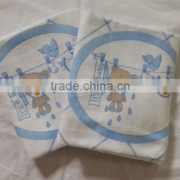 100%cotton printing flannel baby diaper