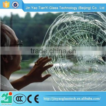 Manufacture China top quality Laminated Clear Bullet proof glass