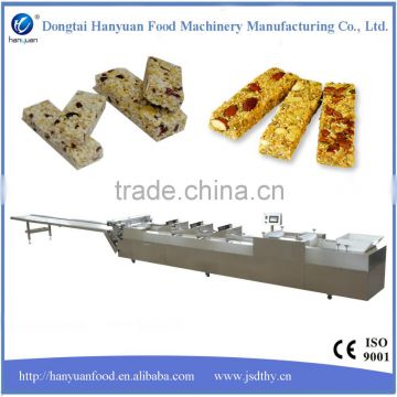 Automatic stainless steel cereal bar cutting machine, rice candy bar cutting machine
