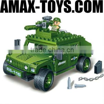 bd-0788842 building block set scout car series plastics intelligent toys brick 203pcs