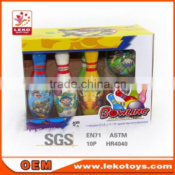 indoor game PU bowling sport game in colorful