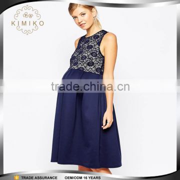 Wholesale New Style Lace Maternity Dress In Maternity Clothing