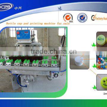 4 color bottle cap tampon printing machine