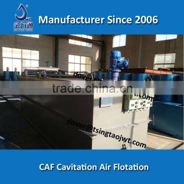 SS removal cavitation air flotation for tannery effluent treatment