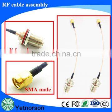 RF Cable assembly 100m 316 cable (N Female to SMA male connectors)