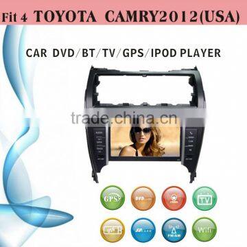 touch screen car dvd player fit for Camry USA version 2012 with radio bluetooth gps tv