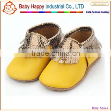 wholesale 2016 test passed true leather german moccasins baby shoes