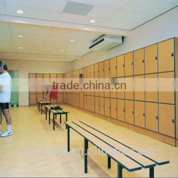 Chinese cheap used changing room locker & bench