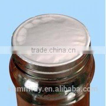 aluminum foil induction cap seal liner for supplement and vitamin bottles