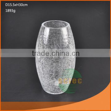 wholesale different types glass vase clear glass vase