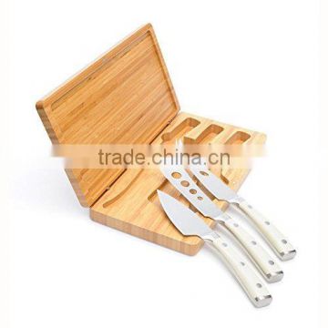 3-Piece Cheese Set in a Bamboo Box