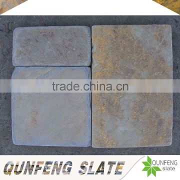 natural rusty color stone slate flooring tumbled paving stone mold