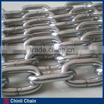 Korean Stainless Steel Link Chain,High Strength SUS 304 306 Stainless Link chain