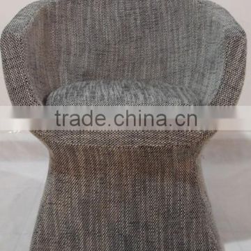 Hot sale Linen fabric tub chair filled with high density sponge , leisure chair (NS1837)