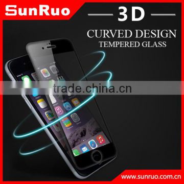 3D curved tempered glass screen protector for iPhone 6/6s,supply for iPhone 6/6s 3D curved screen protector