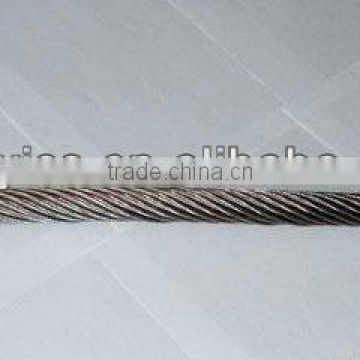 stainless steel electrify wire rope for railway use