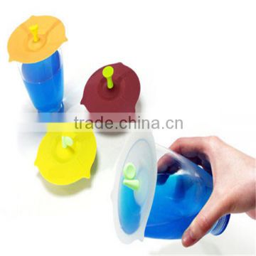 Promotional mug silicone lids with different head shapes for gifts