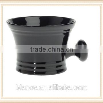 porcelain customized printing shaving mug for shave soap and brush mug design