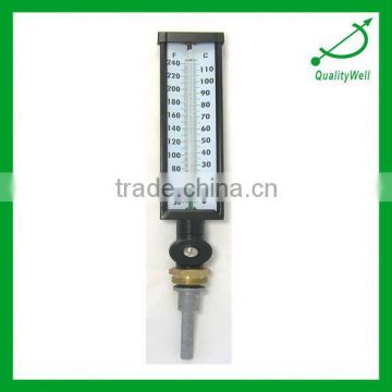Adjustable glass thermometer