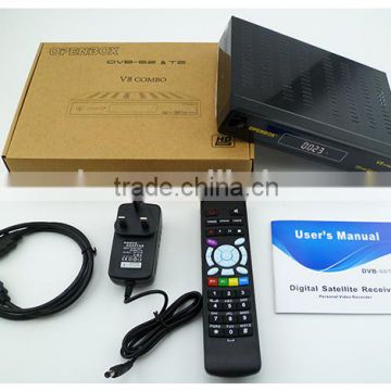 good quality satellite receiver V8 combo with DVB-S2&DVB-T2,support 3G wifi modules