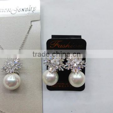 New style Popular Cubic zirconia fashion necklace sets